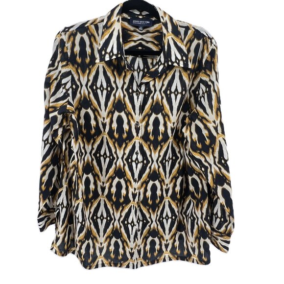 Jones New York Signature Women's Shirt – Size 1X – 100% Cotton - Picture 1 of 10